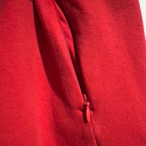 Adidas Jogger Pants Sz Small ZNE Woven Pants Joggers Red High Waist Sweatpants - Picture 7 of 10